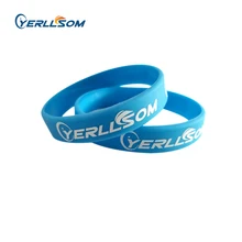 YERLLSOM 100 шт./лот Высокое Качество Персонализированное печатных силиконовые браслеты для событий Y101001