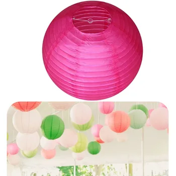 

Mulit color option 8 inch 20cm Round Chinese Paper Lantern for Birthday Wedding Party Decor gift luces led decoracion