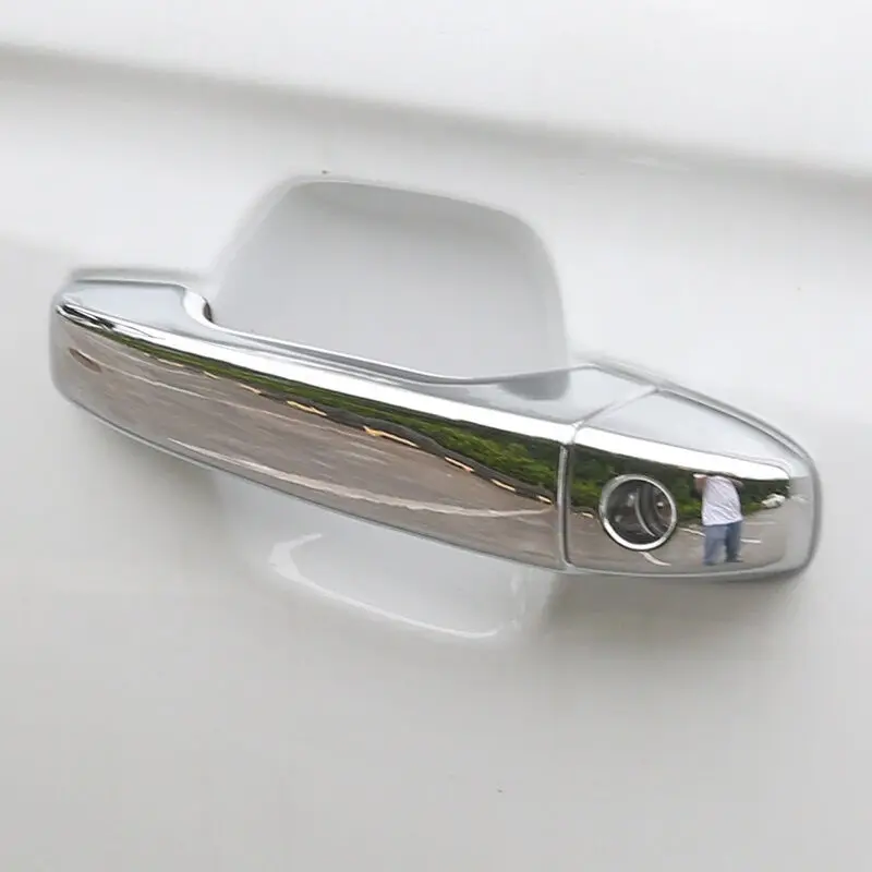 

For Geely Atlas 2016 2017 2018 ABS Plastic Chrome Accessories Car Door Protector Handle Decoration Frame Cover Trim Car Styling