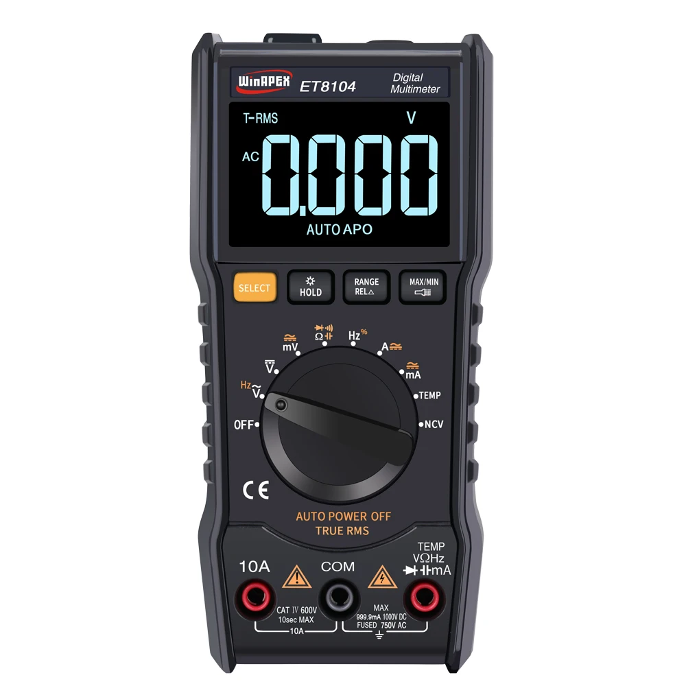 

Mini Digital Multimeter LCD Color Screen Professional NCV Voltmeter Ammeter Multitester Capacitor Tester ESR Meter Multi Meter