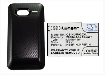 

Cameron Sino 2800mAh battery for HUAWEI Activa 4G M920 for METROPCS Activa 4G M920 HB5F1H HF5F1H Mobile, SmartPhone Battery