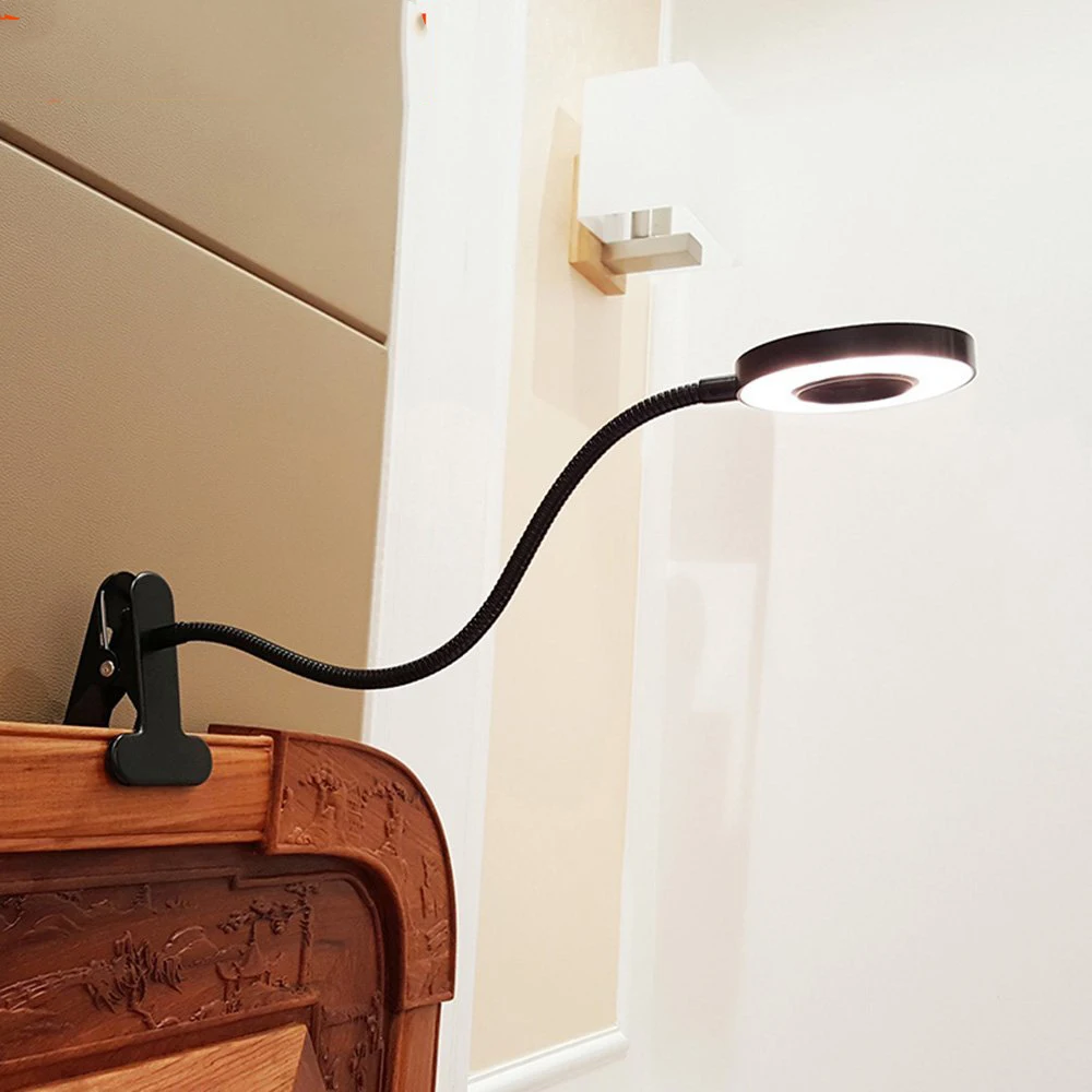 Светодиодный настенный светильник AC90-260V 3 Вт 5 Вт Современная прикроватная лампа для спальни черный серебристый белый свет угол наклона тела регулируемый настенный светильник