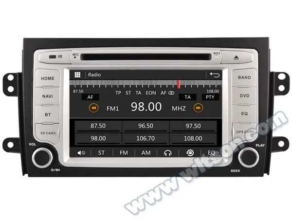 Автомобильный DVD плеер WITSON GPS для SUZUKI SX4 с пленочным экраном 1080P DSP Wi Fi 3G DVR