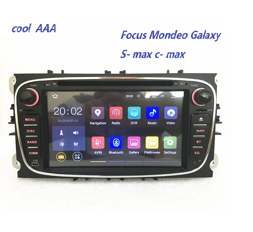 Flash Deal 2Din Android Quad Core Car DVD GPS Navigation for Ford Mondeo S-Max Cmax Focus Radio Head Unit 3G 4G 0