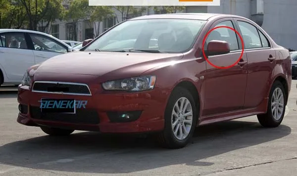 Benekar автомобиля боковое зеркало заднего вида чехол для Mitsubishi Lancer EX 2009 2010 2011 2012