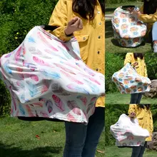 Чехлы с принтом для детских автомобильных сидений, многофункциональный навес для детских сидений для мальчиков и девочек, уход за кожей