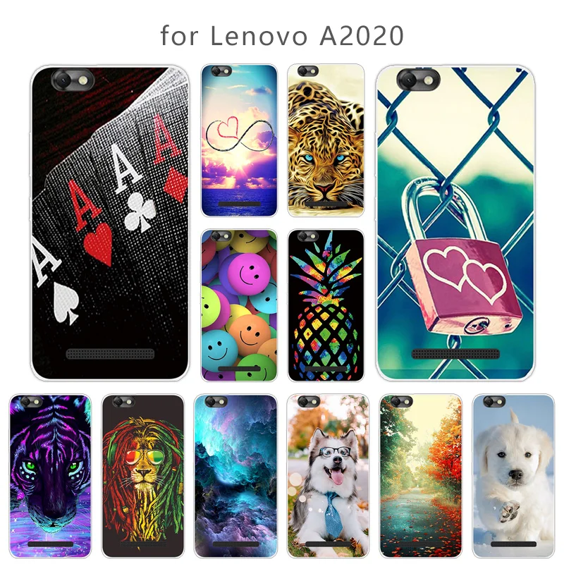 Роскошный чехол из ТПУ Для Lenovo A2020 Skuli гелевый Чехол для Vibe C A2020a40 мягкие