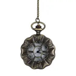 Винтажная цепочка в стиле ретро, самые большие карманные часы, ожерелье Для дедушки, папы, подарки, часы для мужчин, женщин, детей, подарок