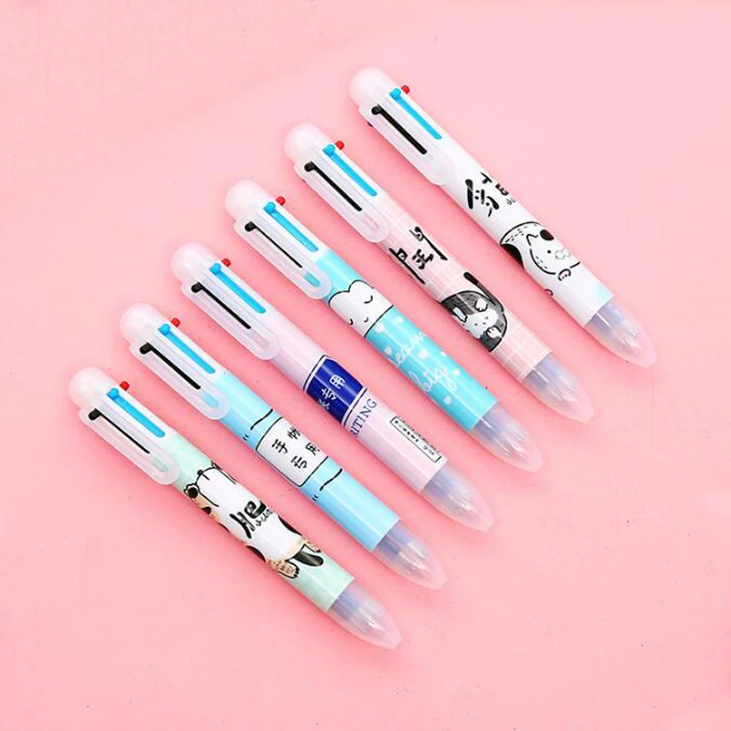 Ballpoint Pen 6 Color Multi Functional Cute Gel Pen Refill 0.5mm no Other Yes Office & School Stationery Ballpoint Pen 6 Color Multi Functional Cute Gel Pen Refill 0.5mm no Other Yes Office & School Stationery