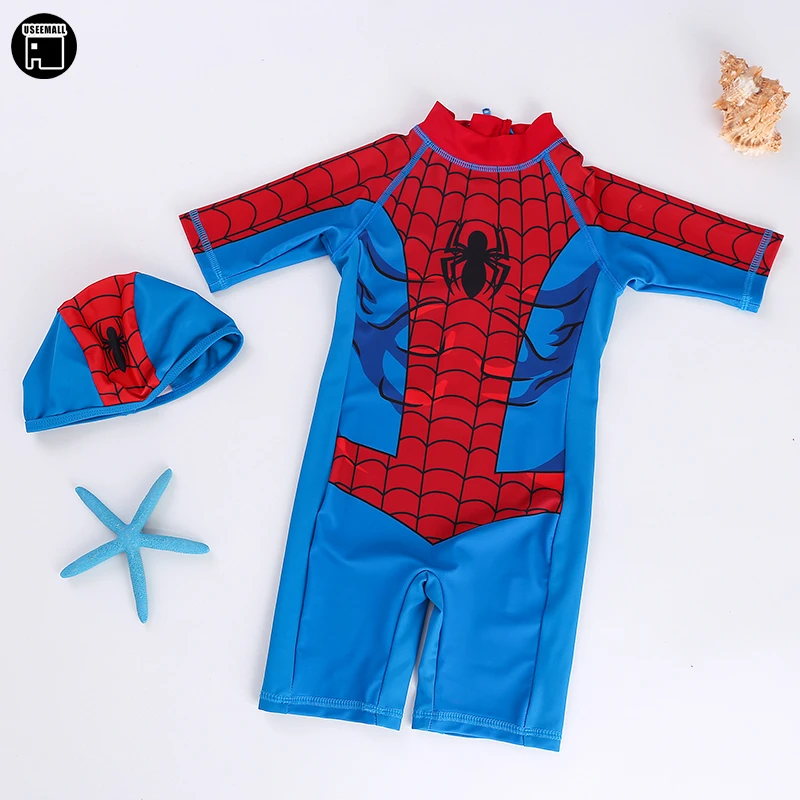 Useemallスパイダーマン男の子女の子水着ブランド夏ベビーキッズ水着ワンピース水泳服かわいい入浴スーツ2 8years Suit Swim Boys Swimwear One Pieceswimwear Swimming Aliexpress