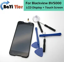 Newest !BlackView BV5000 Touch Screen+LCD Display 100% Screen Digitizer Assembly Replacement For BlackView BV5000 Phone+Tools