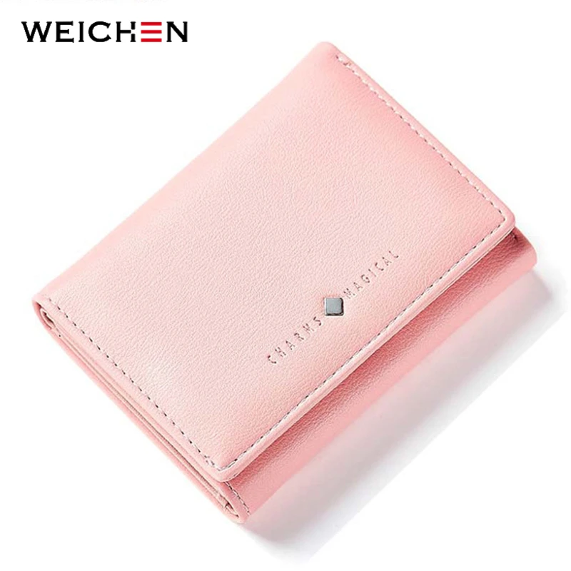 Бренд WEICHEN Design короткий женский кошелек Женский Дамский мини-кошелек с