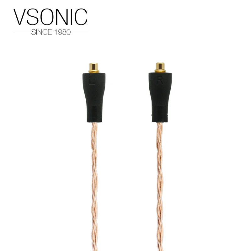 Кабель VSONIC OCC Сменные кабели для наушников GR07/GR09 3 5 мм 2 мм|earphone cable|cable for earphonecable