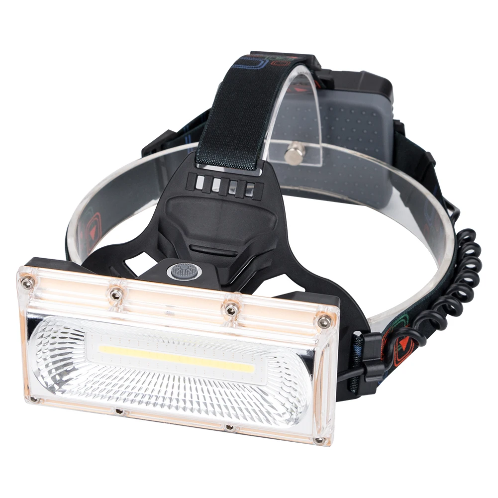 New COB LED Headlight High Power USB Rechargeable Torch 18650 Battery Waterproof Headlamp For Outdoor Hunting Fishing Lighting | Освещение