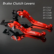 CNC motocyklowe dźwignie hamulcowe sprzęgła regulowane składane rozsuwane do Yamaha DT125LC MK2 i MK3 DT125R DT125RE DT125RL DT125RR