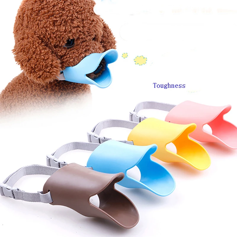 

1 pcs S M L Size Mouth Shape Pets Dog Mouth Covers Muzzle Masks Anti Bite Duck Pet Mouth Set Biteproof Dog Mask Muzzles Suoolies