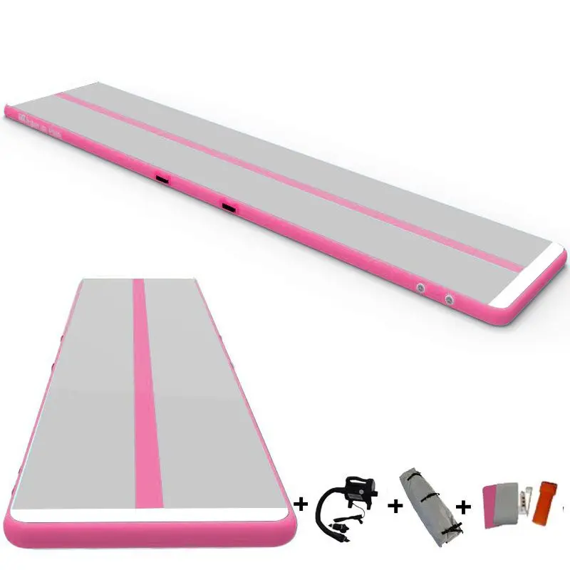 pink gymnastics mat