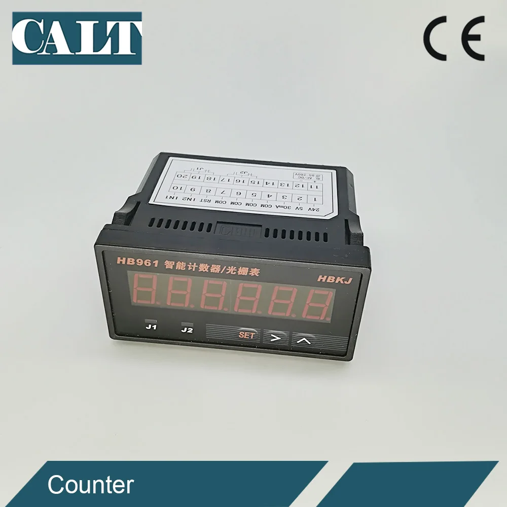 CALT датчик линейного перемещения 500 мм Диапазон хода стальной проволоки кодер с HB961 счетчик цифрового дисплея