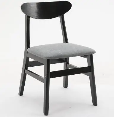 Луи Мода обеденные стулья Твердые современный минималистский скандинавские бытовые один