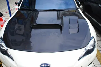 

2013 2014 GT86 BRZ FR-S KS STYLE REAL CARBON FIBER HOOD BONNET NICE FITMENT!
