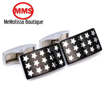 MeMolissa Rectangular black enamel pentagram cufflinks man a pair of high quality wedding jewelry shirts cufflinks
MeMolissa Rectangular black enamel pentagram cufflinks man a pair of high quality wedding jewelry shirts cufflinks