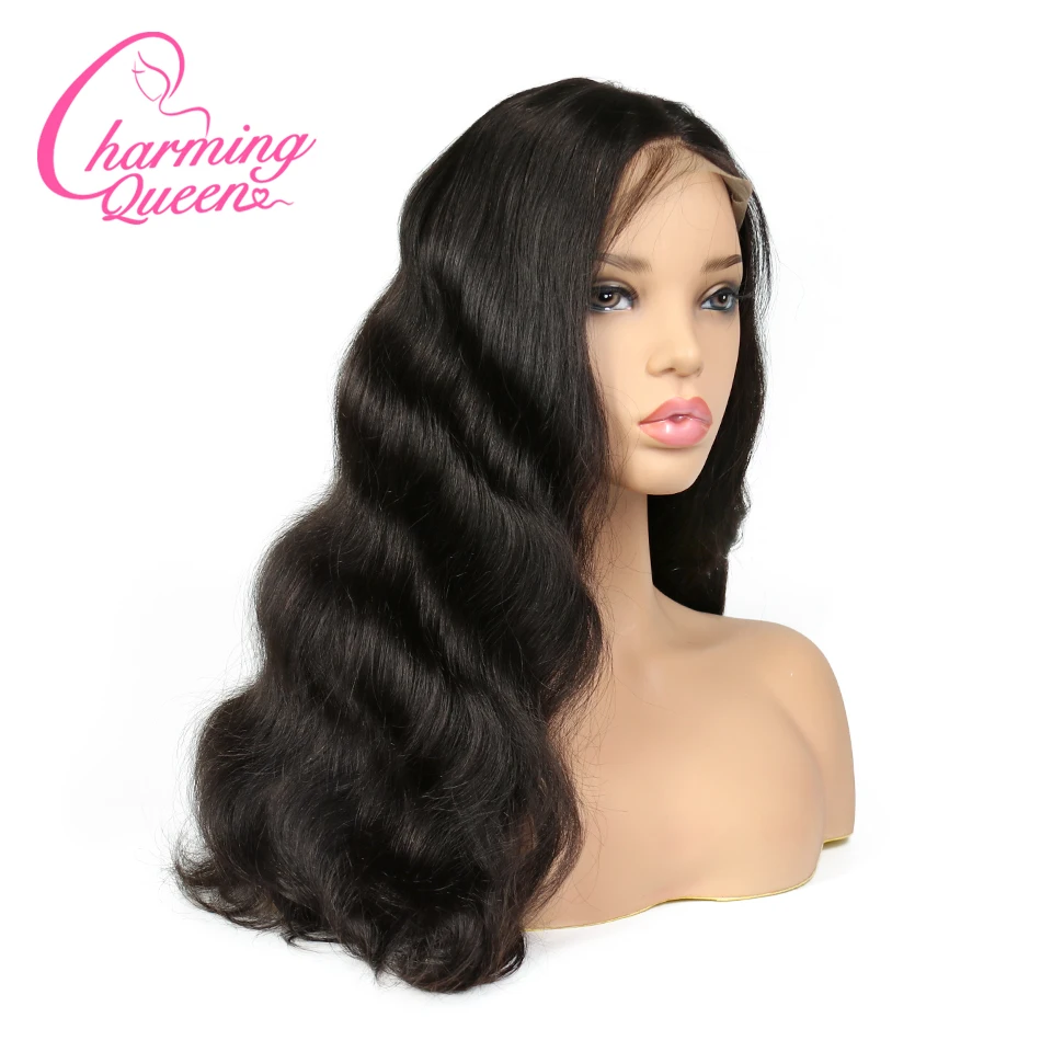 Buy Charming Queen 250 Density Lace Front Human Hair Wigs For Black Women Body