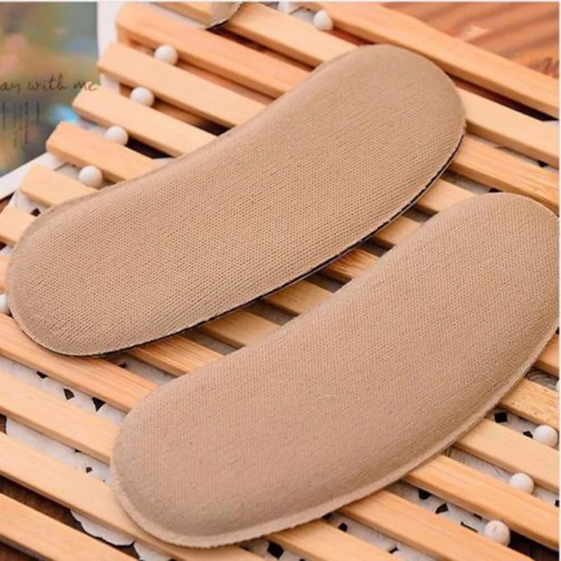 

gootrades 3 Pairs Soft Sticky Fabric shoe heel protectors Shoe Back Heel Inserts Insoles Pads Cushion Liner free shipping