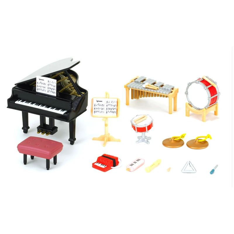 Sylvanian Family пушистый кукольный домик с животными фигурка медведя школьный