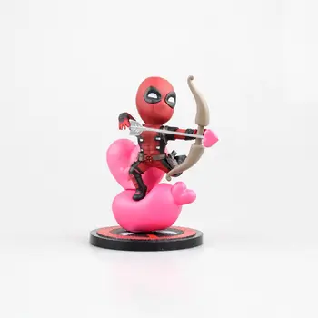 

Anime Marvel Univers Super Heros Deadpool Cupid action figure PVC toys collection doll anime cartoon model Toy Doll 14cm