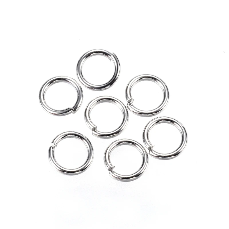 2000 шт 4/5/5,5/6/7/10mm304 соединительные кольца из нержавеющей стали близкие, но распаянные ДЖАМП-кольцо для DIY ювелирных изделий Ремесла