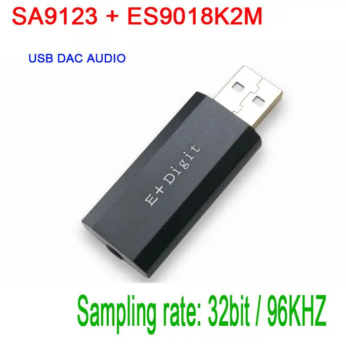 SA9123 + ES9018K2M USB DAC внешняя звуковая карта HIFI fever декодер аудио конвертер наушники Amp