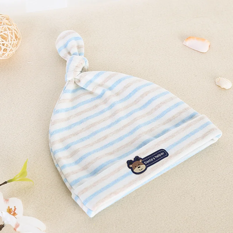 Buy Newborn Baby Hats Pink/Blue Wave Point/Stripes