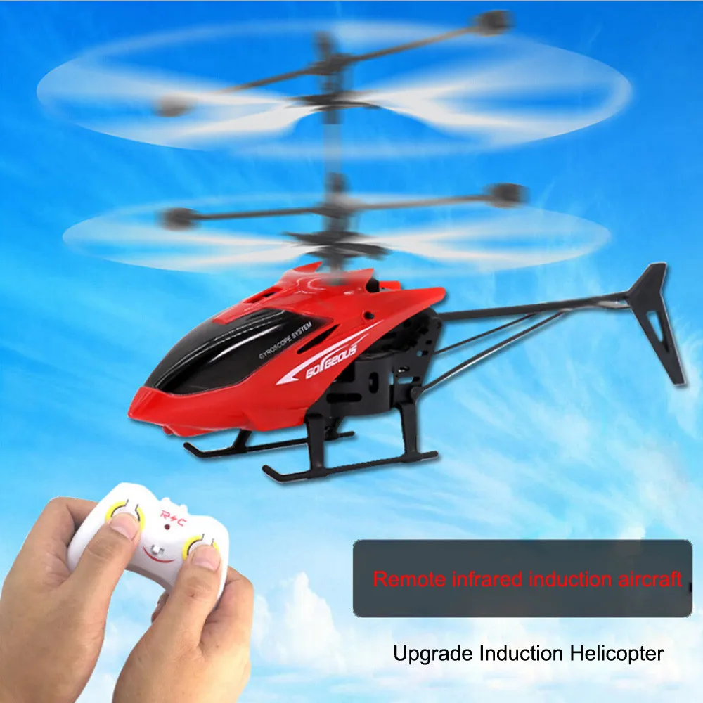 RC 901 2CH Летающий Мини RC инфракрасная Индукционная Вертолет Самолет микро контроллер ночные мигающие игрушки для детей