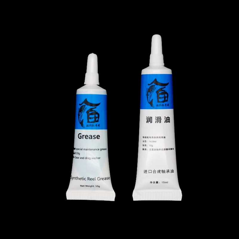 

2pcs/set Fishing Reel Oil Reel Grease + Liquid Oil lubricant Bearing Maintenance Baitcasting Fishing Reel PEI001