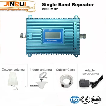 

LCD Display full set 4G LTE Signal Booster 2600MHz 70dB Gain GSM Repeater 4G 2600MHz Mobile Phone Signal Amplifier Full Kit F18