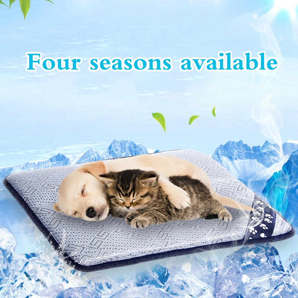 

Pet Dog Summer Cooling Mat Cat Dog Bed Pad Summer Ice Mat Cushion Car Seat Cover Pet House Sleeping Blanket Keep Cooler