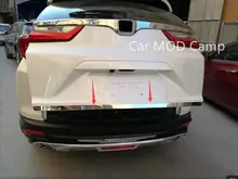 For Honda CRV CR-V 2017 2018 Stainless Steel Rear Tail Trunk Decoration Molding Cover Trim 1pcs Car Styling accessories!