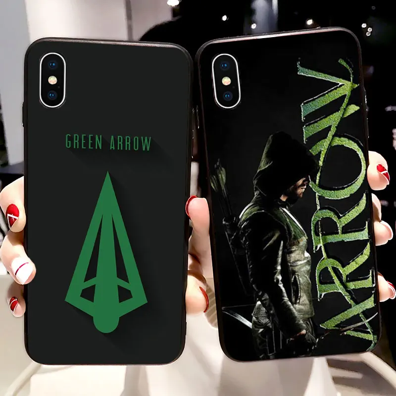 

TV Show Logo Justice League Green Arrow Soft Silicone Phone Cover For Xiaomi mi a1 a2 9 8 lite Fundas Coque
