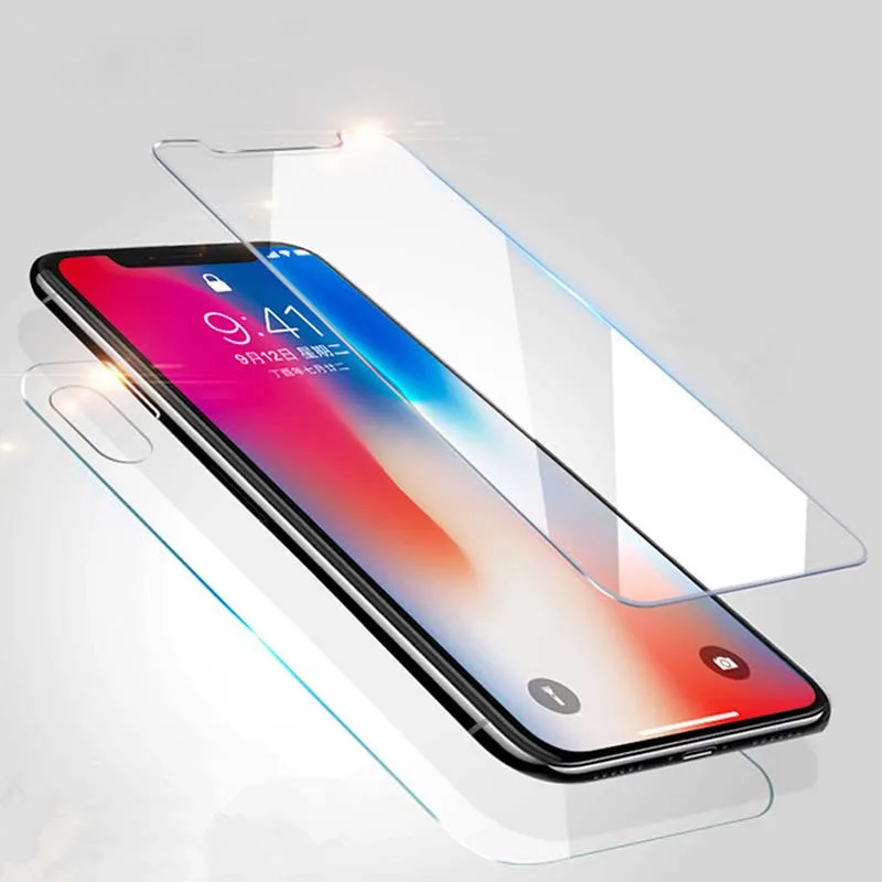 

Front +Back Full Body Tempered Glass Screen Protector For Apple iPhone XR XS MAX