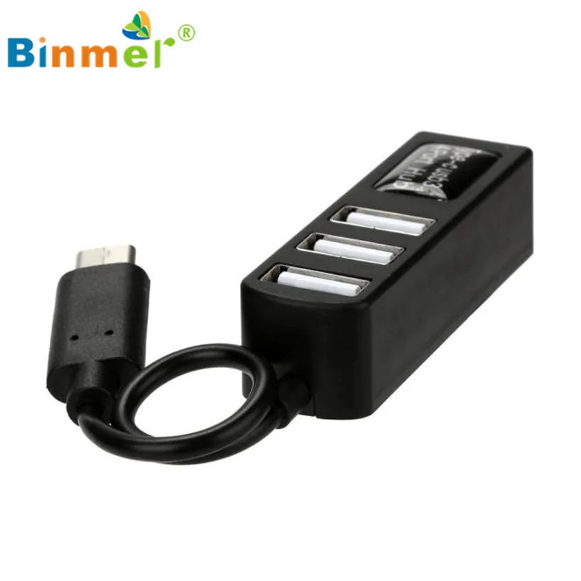 Binmer Тип с разъемами типа C и 4-Порты и разъёмы USB 3,0 док-станция USB 3,1 адаптер для ПК Apple Macbook 112 Sep 15