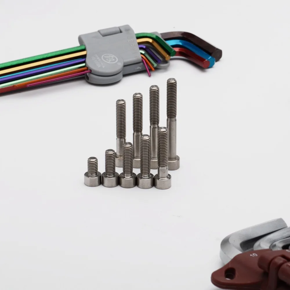 TonKing титановые винты GR5 крепежные метрические шестигранные болты М6 1 шт.|socket