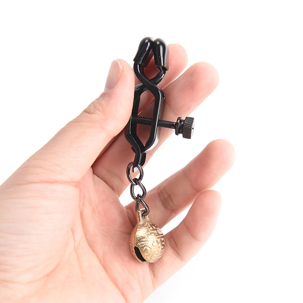 Stainless Steel Labia Clitoris Nipple Clamps Black Metal Chain Bdsm Bondage clip For Women Body Jewelry Accessories| |