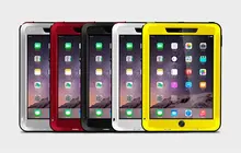 Love Mei Shockproof Waterproof Hybrid Powerful Case Cover For iPad Mini 4 iPad Air 2 iPad Pro 9.7 Temperd Glass Screen Protector