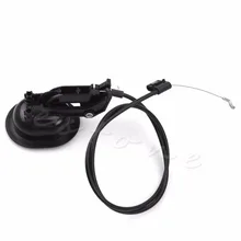 Pieza de tirador de liberación reclinable para sofá, Cable negro de extremo más largo que se adapta a Funiture plástico y Metal 9X7.5cm/3,54 