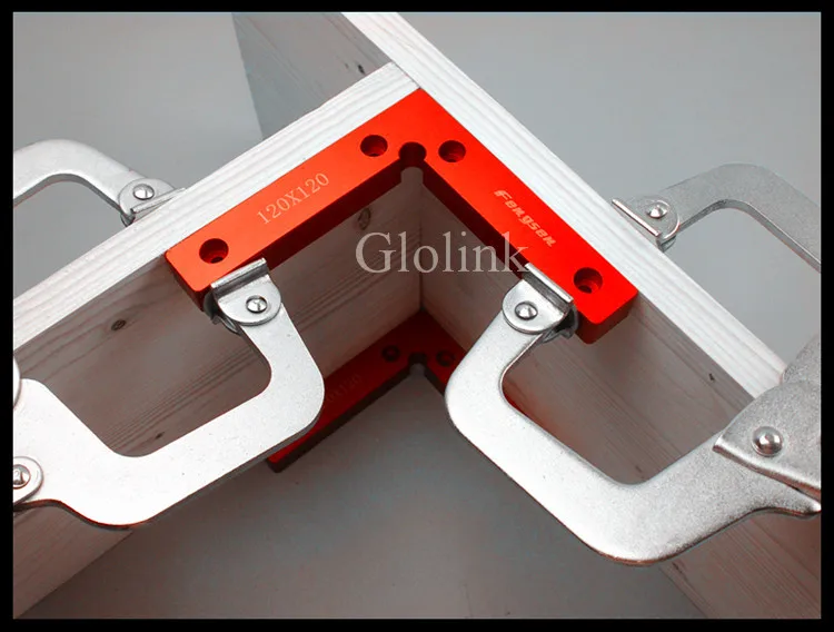 Aluminum Alloy 90 Degree Positioning Squares L Shape Corner Clamp Wood Metal Welding Fixing Tool Wooden Tools 1PC