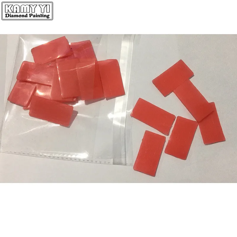 

12pcs/ lot 5*2CM round Pink Diamond Painting Tool Clay Glue Mud Diamond Embroidery Tool Glue for square and round Accessories