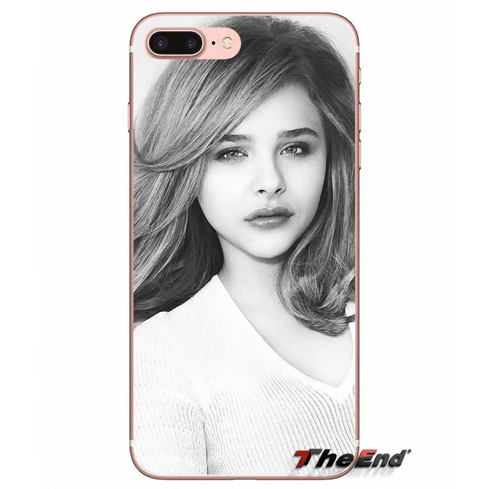 Сексуальная актриса девушка Хлоя Грация Морец чехол для iPhone X 4 4S 5 5S 5C SE 6 6S 7 8 Plus