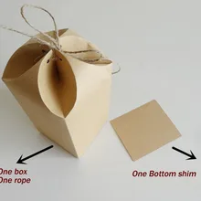 22x10x10 см крафт-бумажный пакет на заказ коробка для печенья сахар чай коробка для торта кофе beem пакет для закусок с веревкой 100 шт./партия