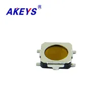 100PCS TS-A006 3*3*1.2mm Ultra thin square SMD/SMT waterproof push button switch without cover