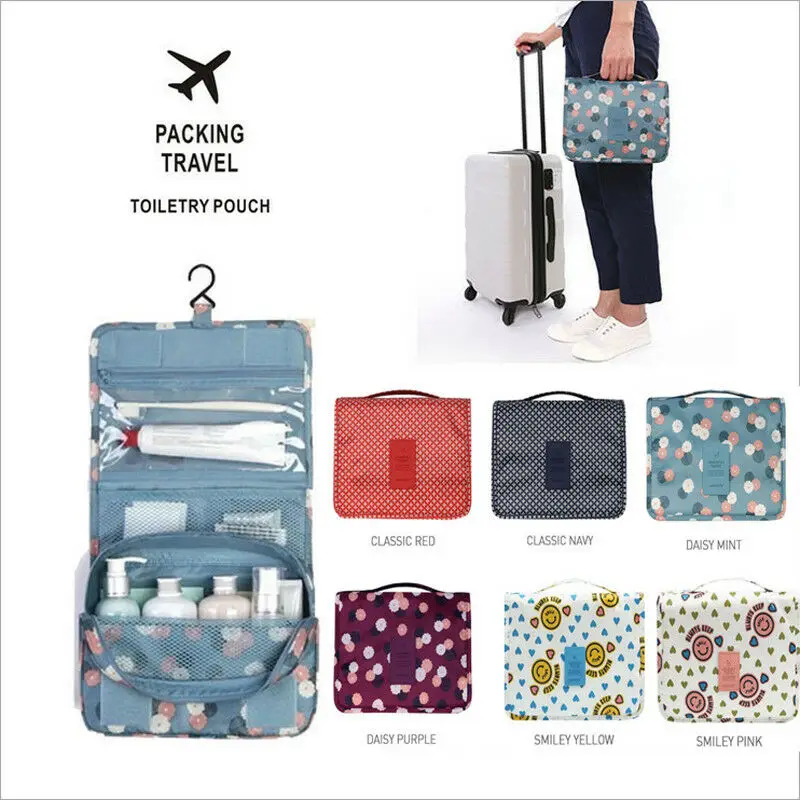  Portable travel cosmetic bag can be washed and versatile storage women's makeupup bag